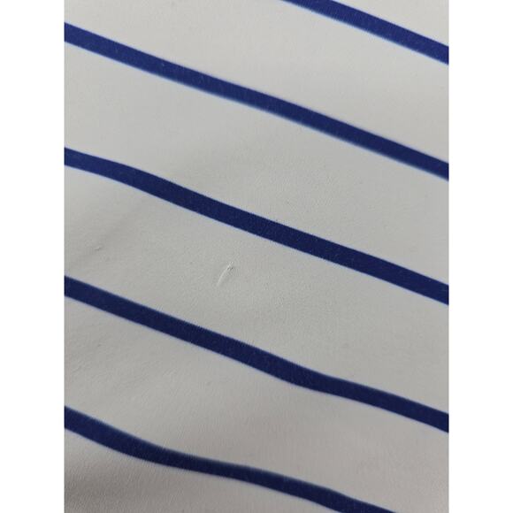 KIAVA Clothing 
Blue and White Striped Lux Cropped - Picture 6 of 7